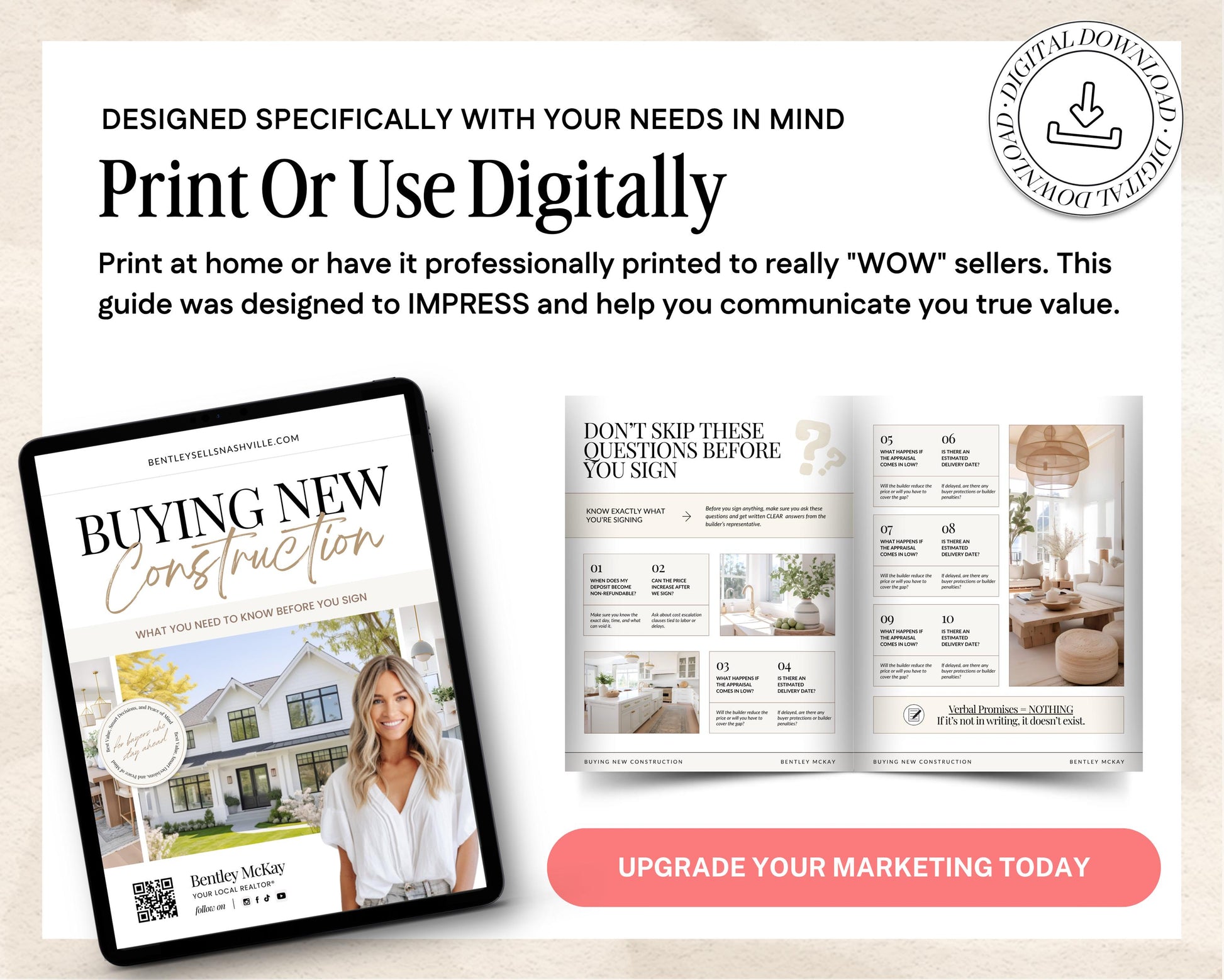 New Home Construction Guide | New Home Builder Guide | New Construction Real Estate | New Home Construction Buyer | Real Estate Marketing