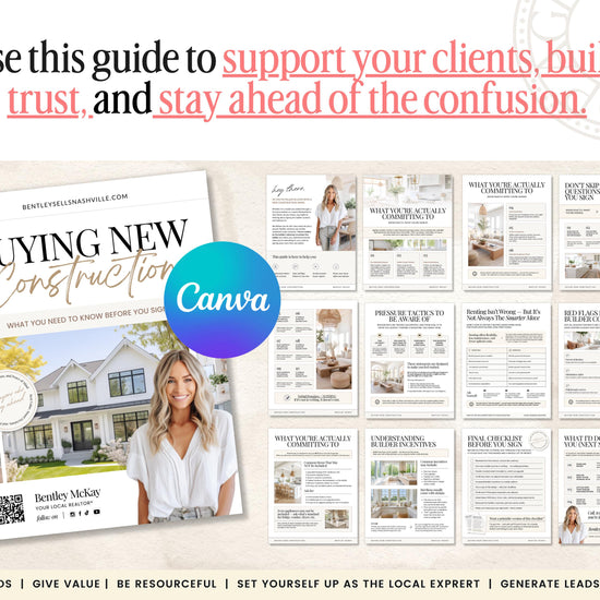 New Home Construction Guide | New Home Builder Guide | New Construction Real Estate | New Home Construction Buyer | Real Estate Marketing