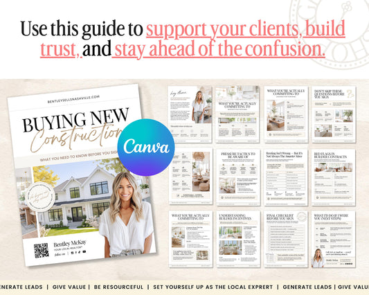 New Home Construction Guide | New Home Builder Guide | New Construction Real Estate | New Home Construction Buyer | Real Estate Marketing
