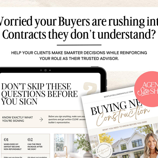 New Home Construction Guide | New Home Builder Guide | New Construction Real Estate | New Home Construction Buyer | Real Estate Marketing