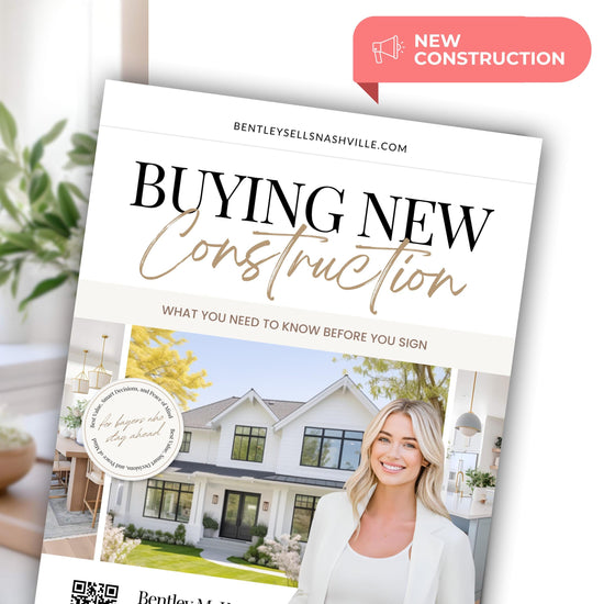 New Home Construction Guide | New Home Builder Guide | New Construction Real Estate | New Home Construction Buyer | Real Estate Marketing