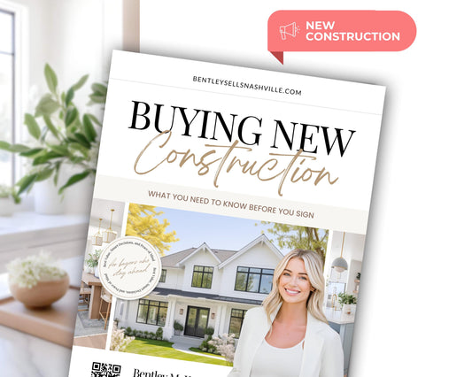 New Home Construction Guide | New Home Builder Guide | New Construction Real Estate | New Home Construction Buyer | Real Estate Marketing