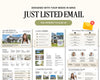 Just Listed Email | Real Estate Email Template | New Listing Announcement | Email Marketing | Real Estate Farming | Real Estate Marketing |
