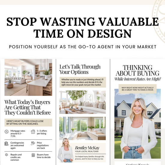 Home Buyer Brochure | Editable Canva Template | Real Estate Marketing | Double-Sided Tri-Fold Brochure | Buyer Guide | Open House Tri-Fold