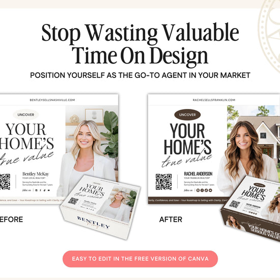 CMA Box Template | Real Estate Pre-Listing Box Cover | Listing Presentation Box | Box Cover | Real Estate Box Template | Custom CMA Box