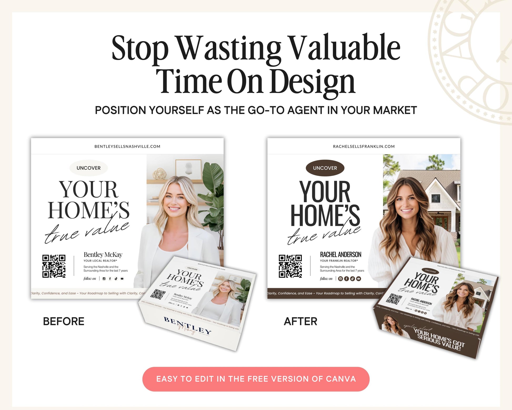 CMA Box Template | Real Estate Pre-Listing Box Cover | Listing Presentation Box | Box Cover | Real Estate Box Template | Custom CMA Box