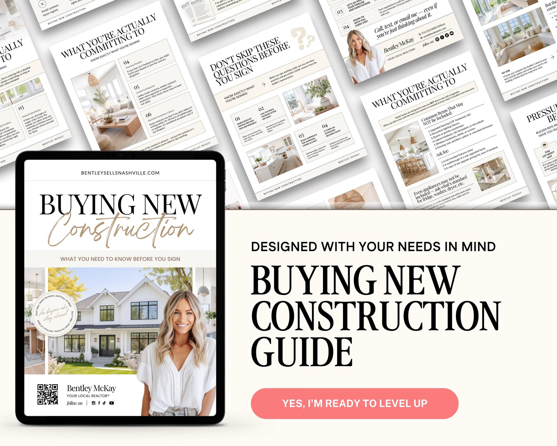 New Home Construction Guide | New Home Builder Guide | New Construction Real Estate | New Home Construction Buyer | Real Estate Marketing