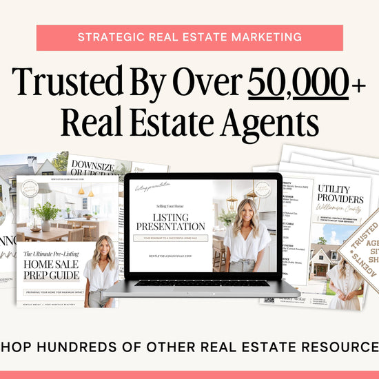 New Construction Bundle | New Home Builder Guide | New Construction Real Estate | New Home Construction Buyer | Real Estate Marketing| Canva