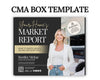 CMA Box for Real Estate Agent, Pre-listing Presentation, CMA Box Cover, Just Listed Flyer Seller, CMA Template, Home Equity Report, Canva