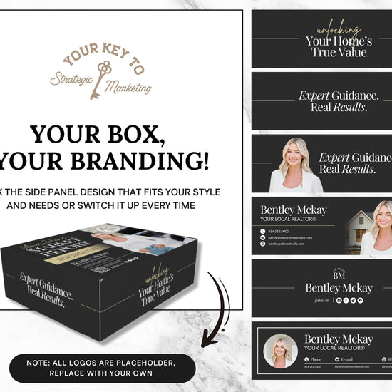 CMA Box for Real Estate Agent, Pre-listing Presentation, CMA Box Cover, Just Listed Flyer Seller, CMA Template, Home Equity Report, Canva