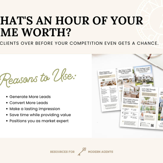 Home Buyer Brochure | Editable Canva Template | Real Estate Marketing | Double-Sided Tri-Fold Brochure | Buyer Guide | Open House Tri-Fold