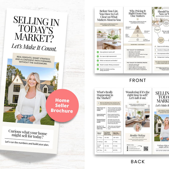 Home Buyer Brochure | Home Seller Brochure | Seller Guide | Double-Sided Tri-Fold Brochure | Buyer Guide | Open House | Seller Presentation
