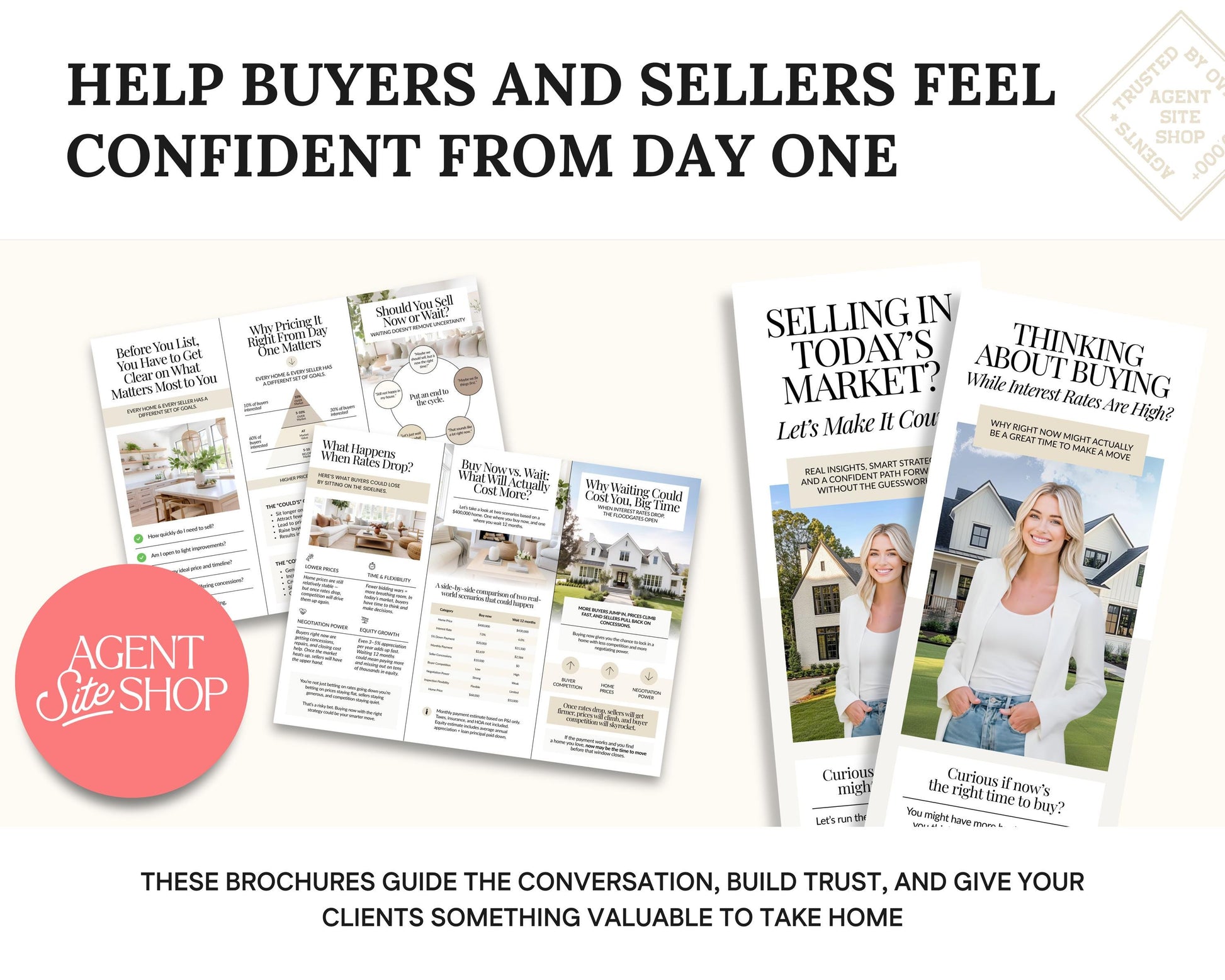 Home Buyer Brochure | Home Seller Brochure | Seller Guide | Double-Sided Tri-Fold Brochure | Buyer Guide | Open House | Seller Presentation