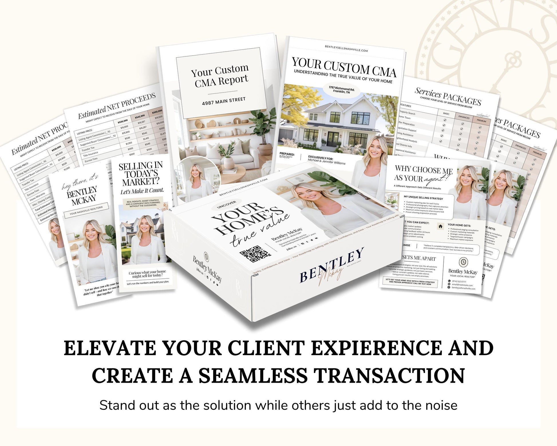 CMA Kit for Real Estate Agents | Real Estate CMA | Listing Presentation| Box Cover | Real Estate Box Template | Custom CMA Box | Home Equity