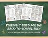 School Year Calendar 2026-2027 | School Year Schedule Mailer | Back-to-School | Real Estate Farming | Fall Real Estate Marketing | Canva