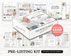 Pre-listing Kit for Real Estate Agent, Pre-listing Box Cover, Pre-listing Presentation, Questionnaire, Just Listed Flyer, Seller Commission