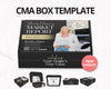 CMA Box for Real Estate Agent, Pre-listing Presentation, CMA Box Cover, Just Listed Flyer Seller, CMA Template, Home Equity Report, Canva