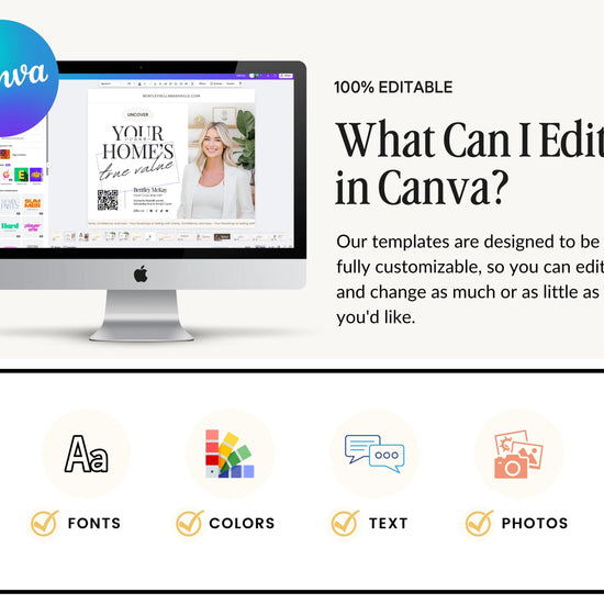 CMA Box for Real Estate Agent, Pre-listing Presentation, CMA Box Cover, Just Listed Flyer Seller, CMA Template, Home Equity Report, Canva
