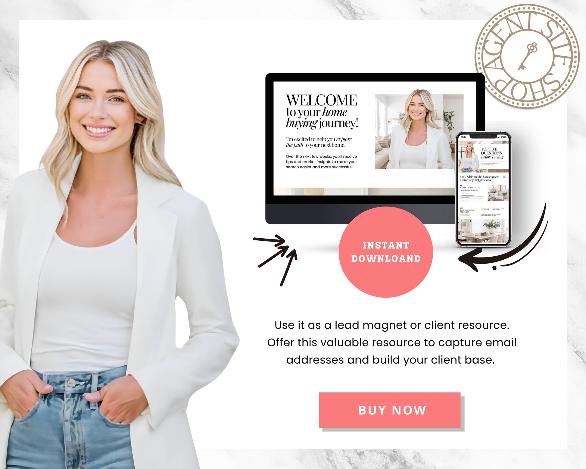 Buyer Leads Drip Campaign | Buyer Lead Email Templates | Realtor Marketing | Home Buyer Nurture | Real Estate Email Automation | Flodesk