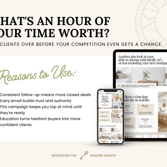 First-Time Home Buyer Drip Campaign | Home Buyer Email Template | Email Campaign |Home Buyer Nurture |Real Estate Email Automation | Flodesk