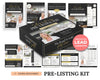 Pre-listing Kit for Real Estate Agent, Pre-listing Box Cover, Pre-listing Presentation, Questionnaire, Just Listed Flyer, Seller Commission