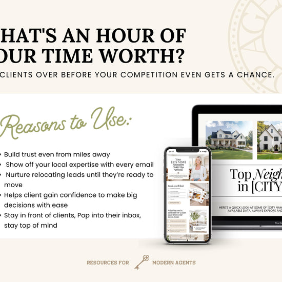 Relocation Email Drip Campaign | Buyer Lead Email Templates | Realtor Marketing | Relocation Nurture | Real Estate Email Automation |Flodesk