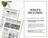 Real Estate Newspaper Prop Template, Large Newspaper Announcement, Custom Newspaper For Branding Photoshoot, Instant Download, Canva
