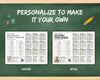 School Year Calendar 2026-2027 | School Year Schedule Mailer | Back-to-School | Real Estate Farming | Fall Real Estate Marketing | Canva