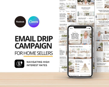 Seller Leads Drip Campaign | High Interest Rates | Realtor Marketing | Home Seller Nurture | Real Estate Email Automation | Flodesk