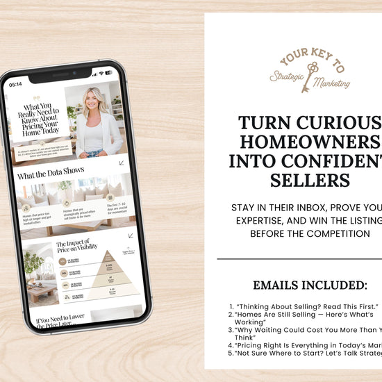 Seller Leads Drip Campaign | High Interest Rates | Realtor Marketing | Home Seller Nurture | Real Estate Email Automation | Flodesk