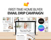 First-Time Home Buyer Drip Campaign | Home Buyer Email Template | Email Campaign |Home Buyer Nurture |Real Estate Email Automation | Flodesk