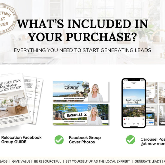 Create Your Own Relocation Facebook Group | Real Estate Agent Marketing | Relocation Guide | Home Buyer Guide | Real Estate Lead Generation