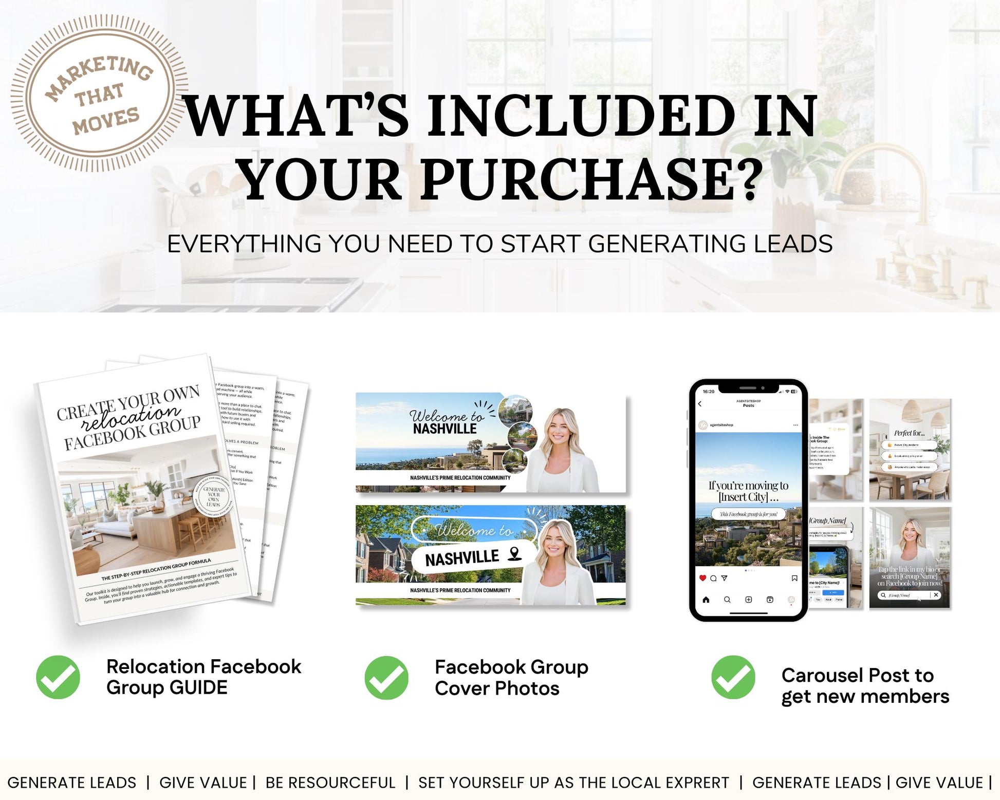 Create Your Own Relocation Facebook Group | Real Estate Agent Marketing | Relocation Guide | Home Buyer Guide | Real Estate Lead Generation
