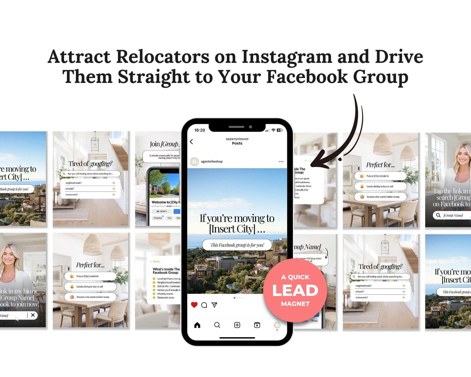 Create Your Own Relocation Facebook Group | Real Estate Agent Marketing | Relocation Guide | Home Buyer Guide | Real Estate Lead Generation