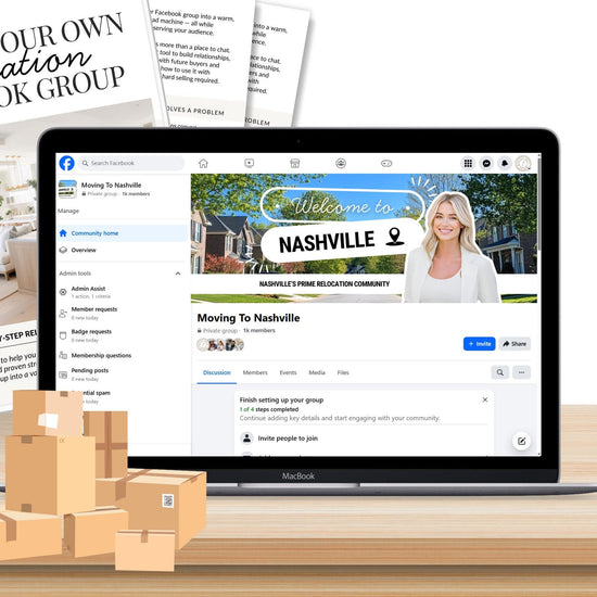 Create Your Own Relocation Facebook Group | Real Estate Agent Marketing | Relocation Guide | Home Buyer Guide | Real Estate Lead Generation