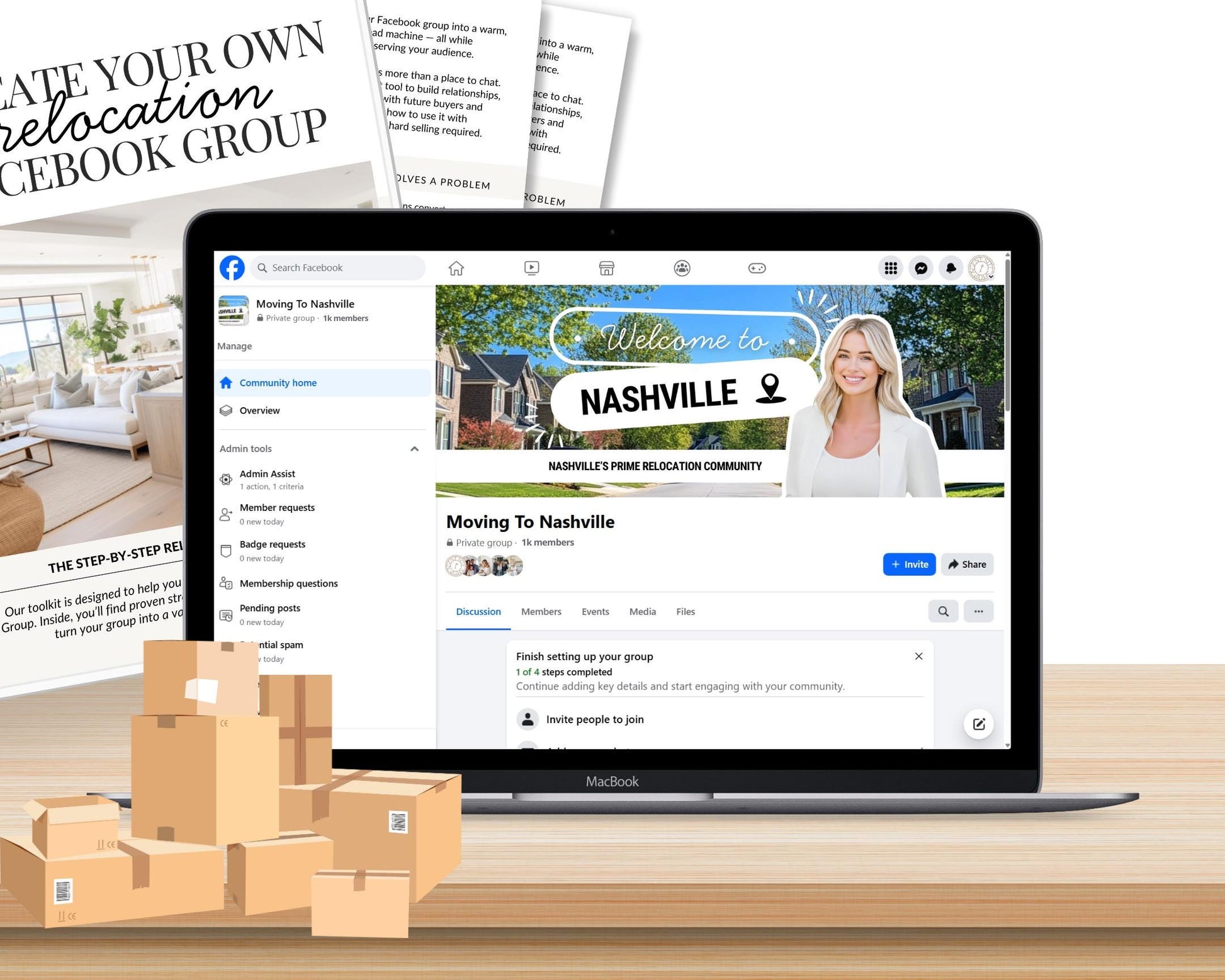 Create Your Own Relocation Facebook Group | Real Estate Agent Marketing | Relocation Guide | Home Buyer Guide | Real Estate Lead Generation
