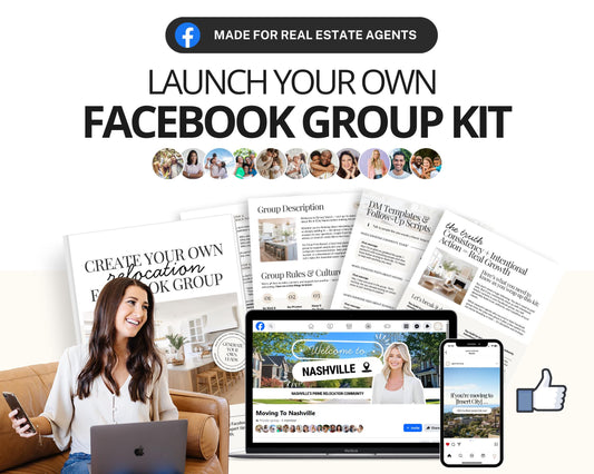 Create Your Own Relocation Facebook Group | Real Estate Agent Marketing | Relocation Guide | Home Buyer Guide | Real Estate Lead Generation
