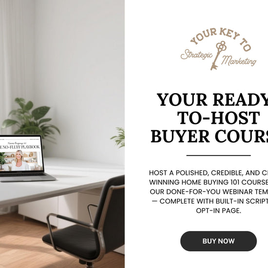 Home Buyer 101 Webinar & Optin Page | Real Estate Marketing | Lead Generation | Buyer Consultation | Home Buyer Seminar | Home Buyer Webinar