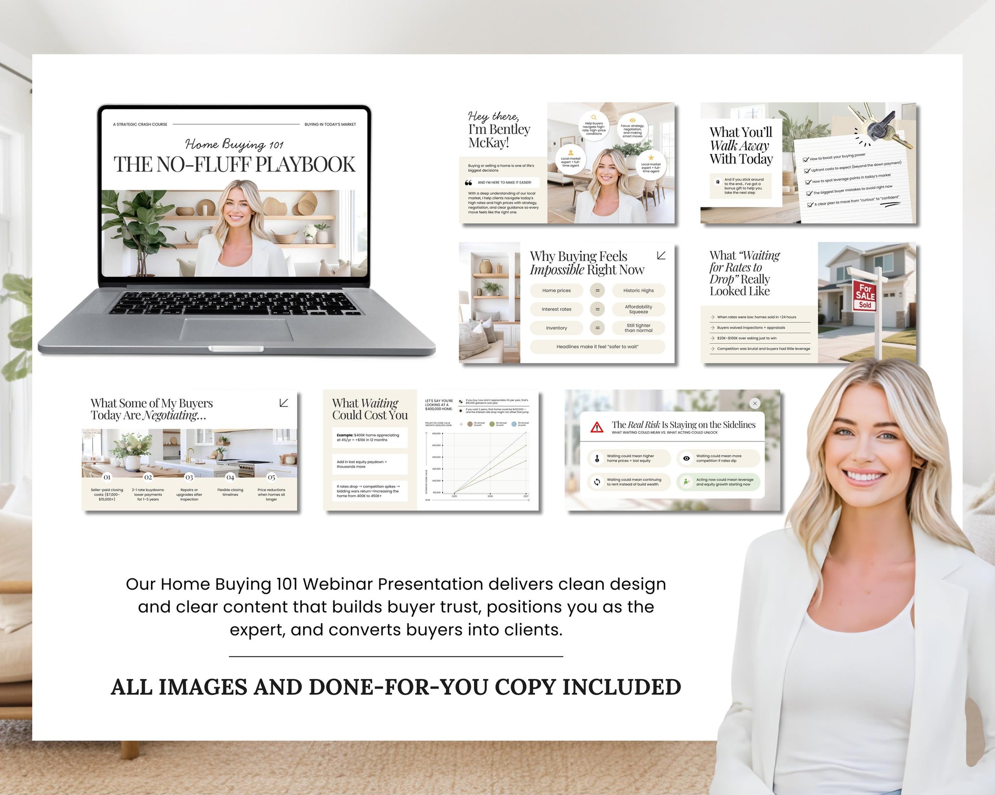 Home Buyer 101 Presentation | Home Buyer Seminar | Home Buyer Webinar | Real Estate Marketing | Lead Generation | Buyer Consultation | Canva