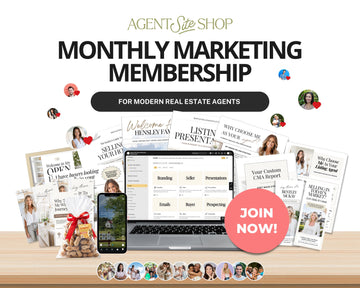 Monthly Marketing Membership | Real Estate Social Media Content | Monthly Content | Marketing Library | Real Estate Marketing | Daily Posts