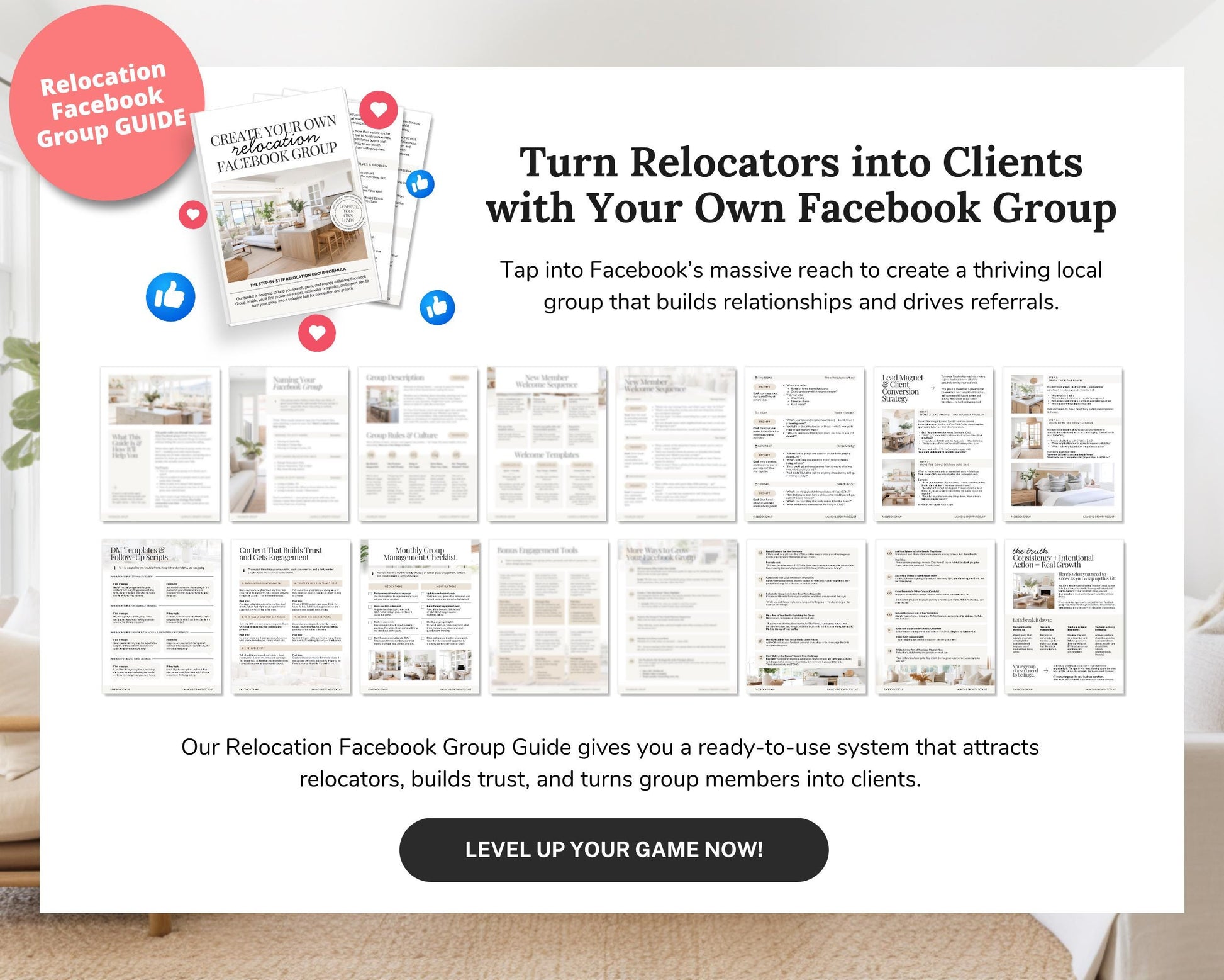 Create Your Own Relocation Facebook Group | Real Estate Agent Marketing | Relocation Guide | Home Buyer Guide | Real Estate Lead Generation