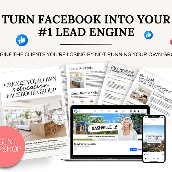 Create Your Own Relocation Facebook Group | Real Estate Agent Marketing | Relocation Guide | Home Buyer Guide | Real Estate Lead Generation