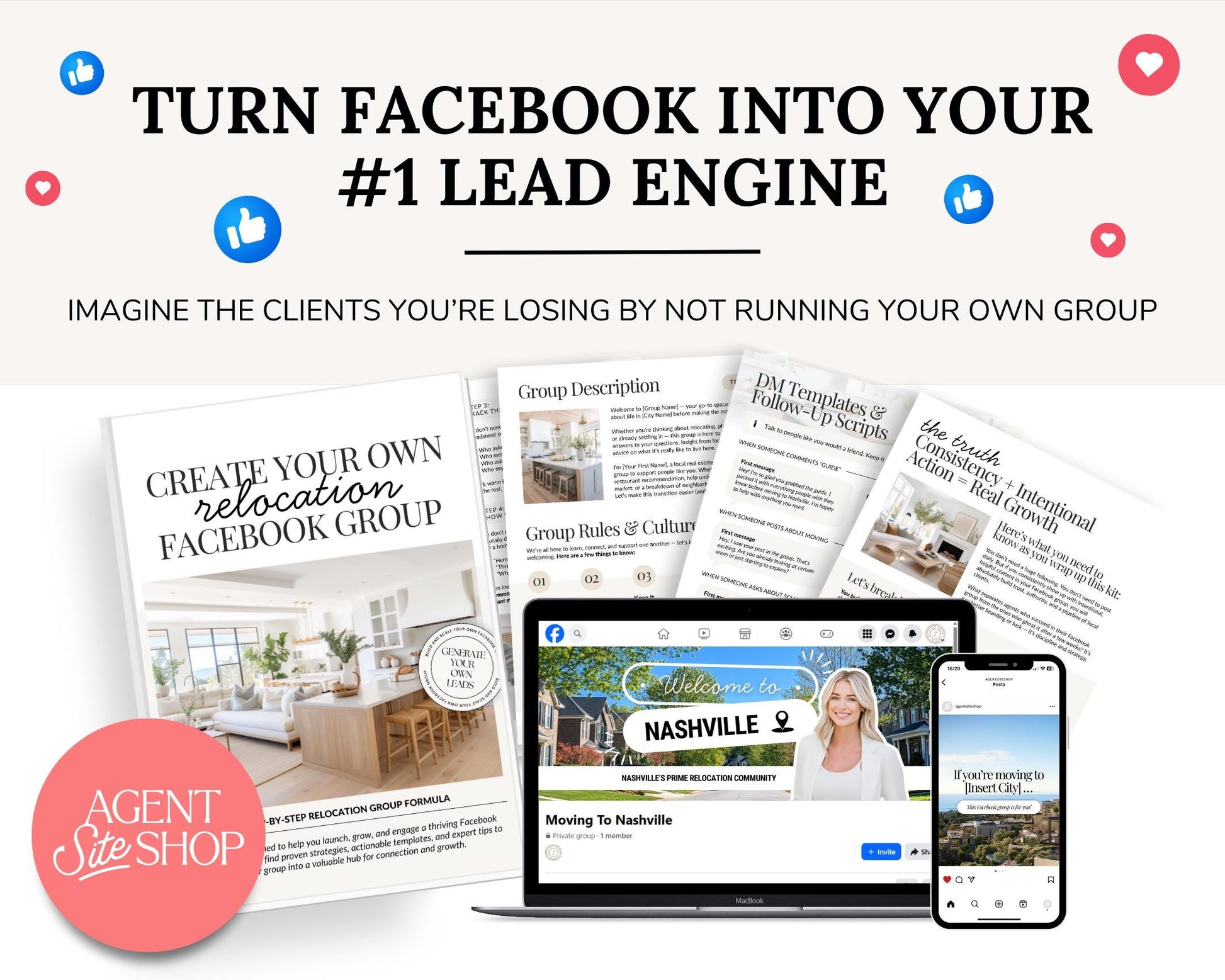 Create Your Own Relocation Facebook Group | Real Estate Agent Marketing | Relocation Guide | Home Buyer Guide | Real Estate Lead Generation