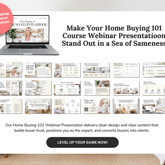 Home Buyer 101 Webinar & Optin Page | Real Estate Marketing | Lead Generation | Buyer Consultation | Home Buyer Seminar | Home Buyer Webinar