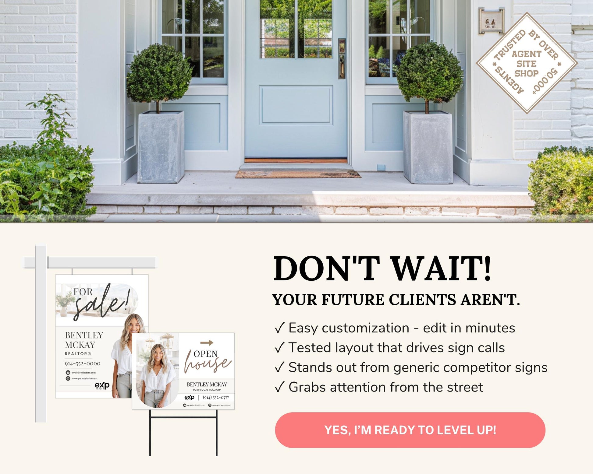 Real Estate Yard Sign Template | For Sale Sign | Property Sign | Open House Directional | Real Estate Sold Sign | Canva For Sale| Sign Rider