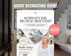 Agent Recruiting Guide | Brokerage Recruiting Marketing | EXP Downline | Real Estate Marketing | Canva Template | Real Estate Team Marketing