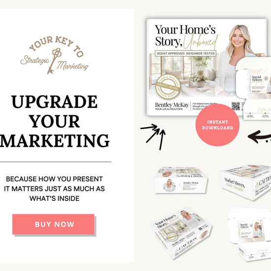 CMA Box Template | Real Estate Pre-Listing Box Cover | Listing Presentation Box | Box Cover | Real Estate Box Template | Custom CMA Box