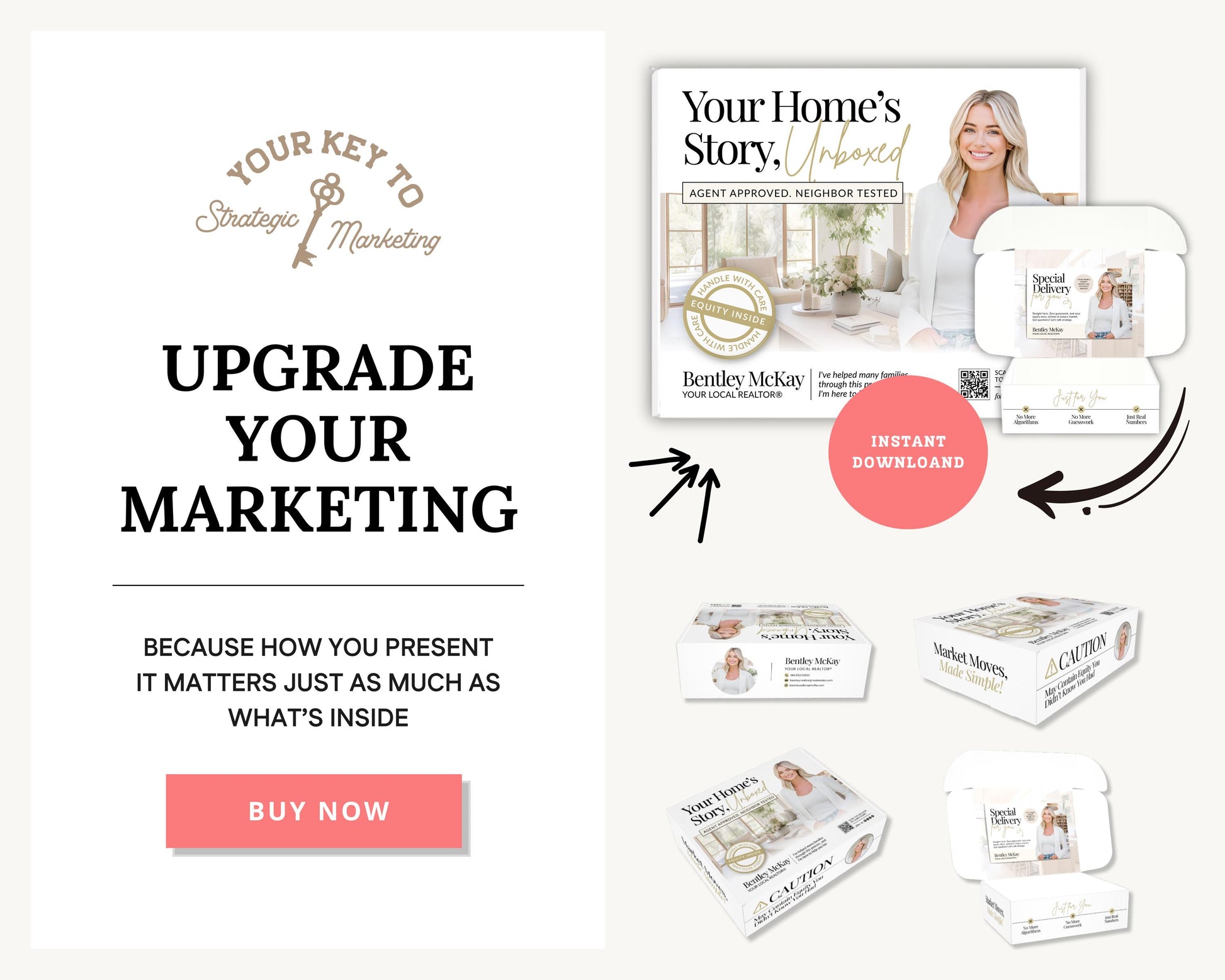 CMA Box Template | Real Estate Pre-Listing Box Cover | Listing Presentation Box | Box Cover | Real Estate Box Template | Custom CMA Box