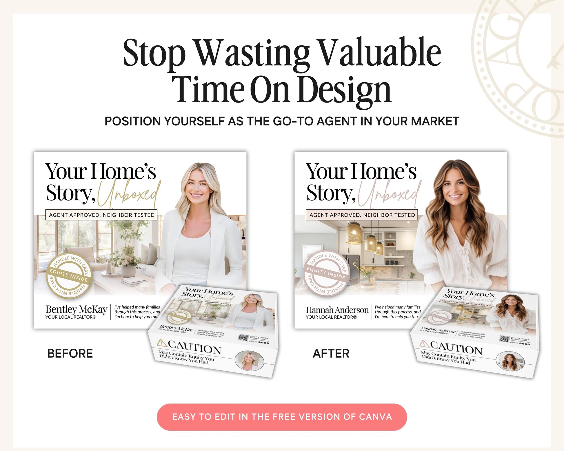 CMA Box Template | Real Estate Pre-Listing Box Cover | Listing Presentation Box | Box Cover | Real Estate Box Template | Custom CMA Box