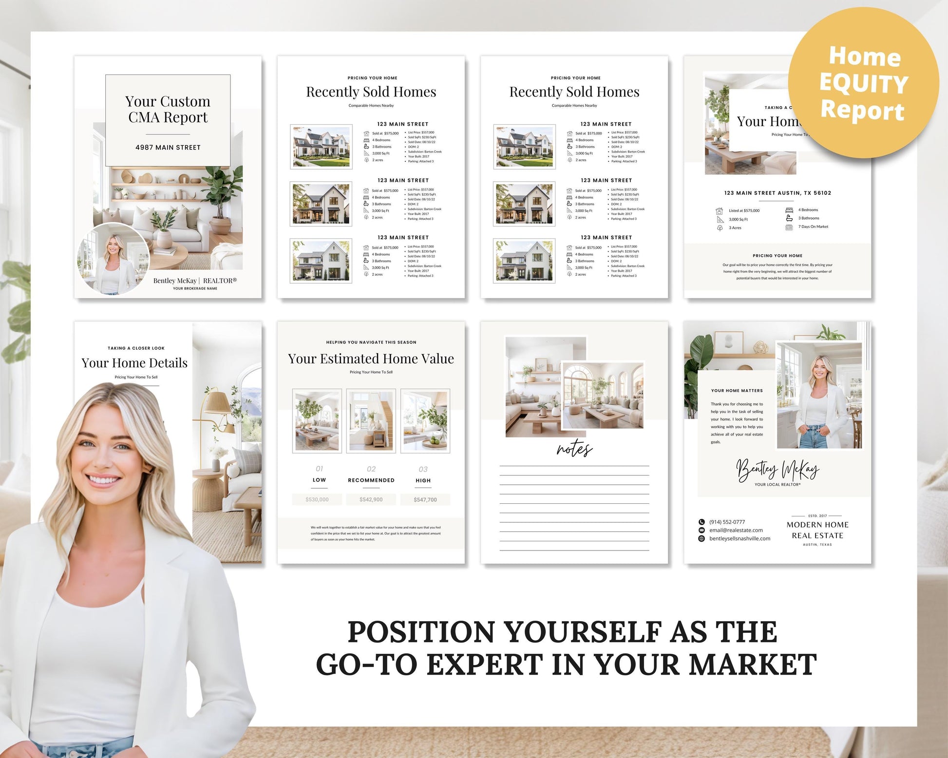 CMA Kit for Real Estate Agents | Real Estate CMA | Listing Presentation| Box Cover | Real Estate Box Template | Custom CMA Box | Home Equity